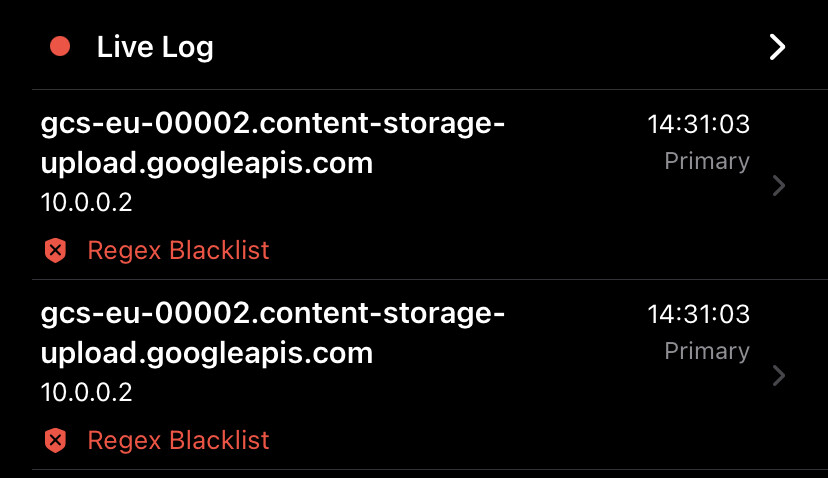 Geblockte Google-URLs beim verwenden von iMessage